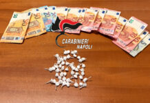 Mugnano di Napoli: controlli antidroga dei carabinieri. Arrestato pusher