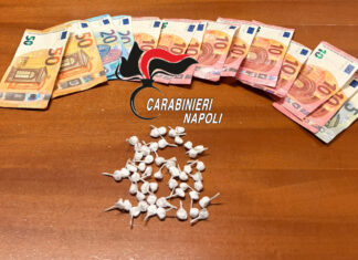 Mugnano di Napoli: controlli antidroga dei carabinieri. Arrestato pusher