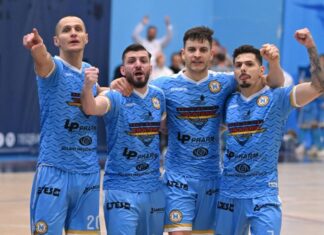 Napoli Futsal, 5 gare per misurare subito le ambizioni I giocatori del Napoli Futsal durante il precampionato