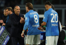 Napoli, Allegri punta su Lucca e “fa pace” con De Bruyne: “È finita lì”