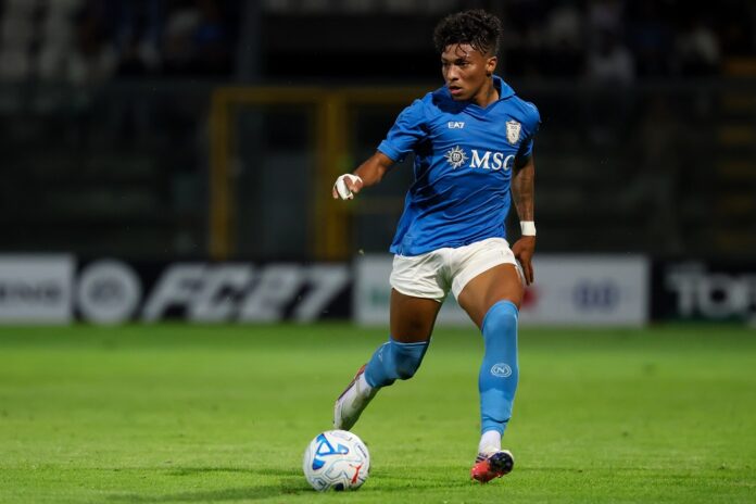 Napoli De Almeida Santos Alisson during the friendly match Napoli and Celta Vigo at the Teofilo Patini Stadium in Castel Di Sangro, Central Southern Italy - Saturday, August 08 , 2026. Sport - Soccer . (Photo by Alessandro Garofalo/LaPresse)