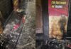 Incendiata nella notte la saracinesca di un pub di Nola Incendiata la saracinesca di Uosm e Vasm