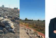 “Da soli non possiamo farcela”: l’appello dell’assessore Madonna dopo il ritrovamento della maxi discarica a Casal di Principe La maxi discarica abusiva trovata in località Casarella, a destra l’assessore Menotti Madonna