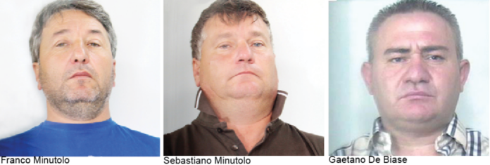 Franco Minutolo, Sebastiano Minutolo e Gaetano De Biase
