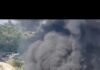 Incendio all’isola ecologica di Pianura, l’Asl ai residenti: “Chiudete le finestre e spegnete la ventilazione”