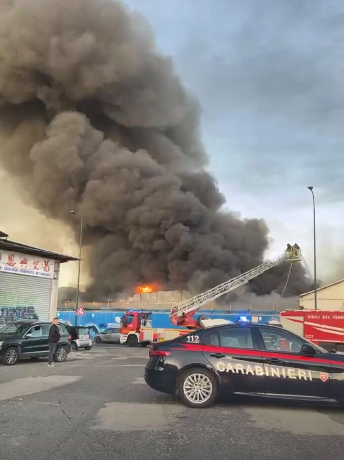 Incendio via Brin