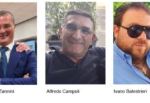Appalto rifiuti e sponsor alla squadra di calcio: spunta l’incontro Campoli-Balestrieri Zannini Campoli e Balestrieri