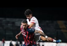 Casertana, che spettacolo: l’ 1-1 è bugiardo, il Bari si salva al Pinto Casertana-Bari immagine pagina facebook SSC Bari