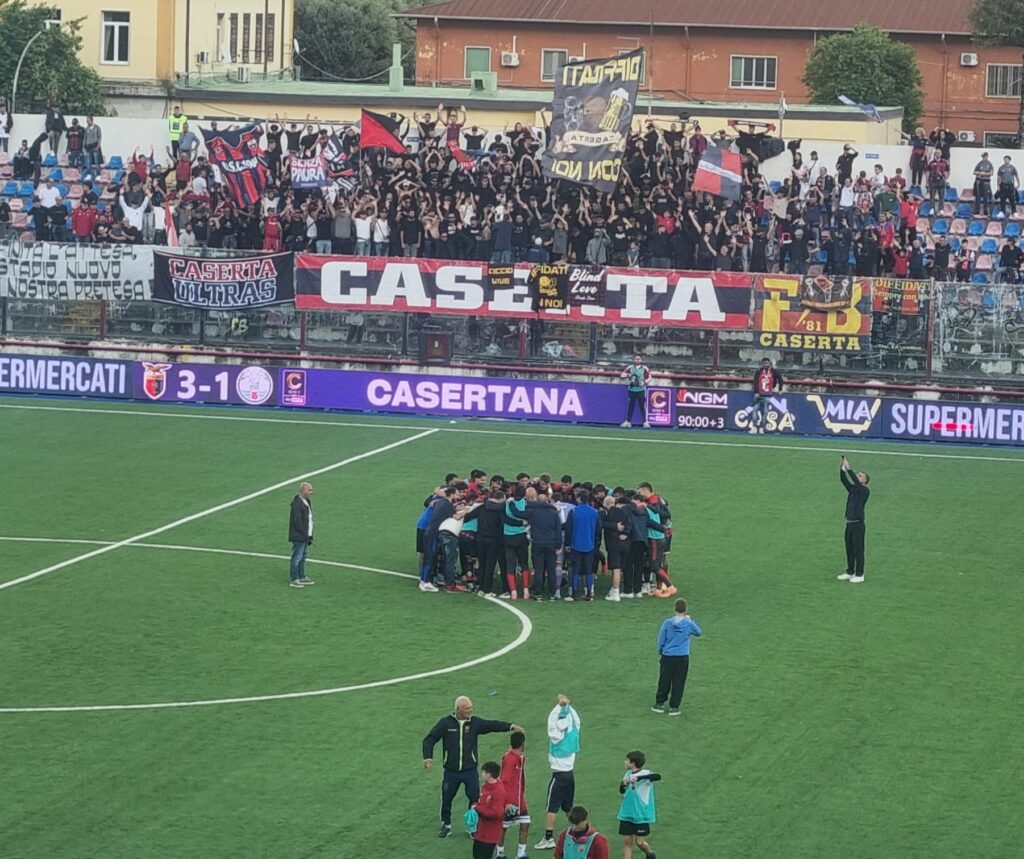 Dal grigio al sole: la Casertana di Stellone rinasce, Manconi fa doppietta