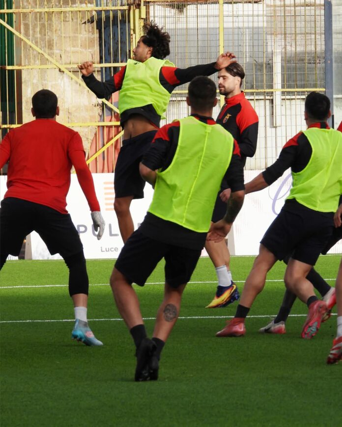 Rifinitura al Pinto. Immagine pagina Facebook Casertana FC